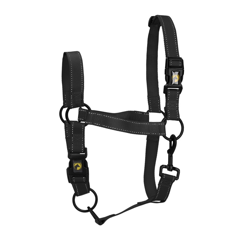 Excellent Premium Halster Zwart XS