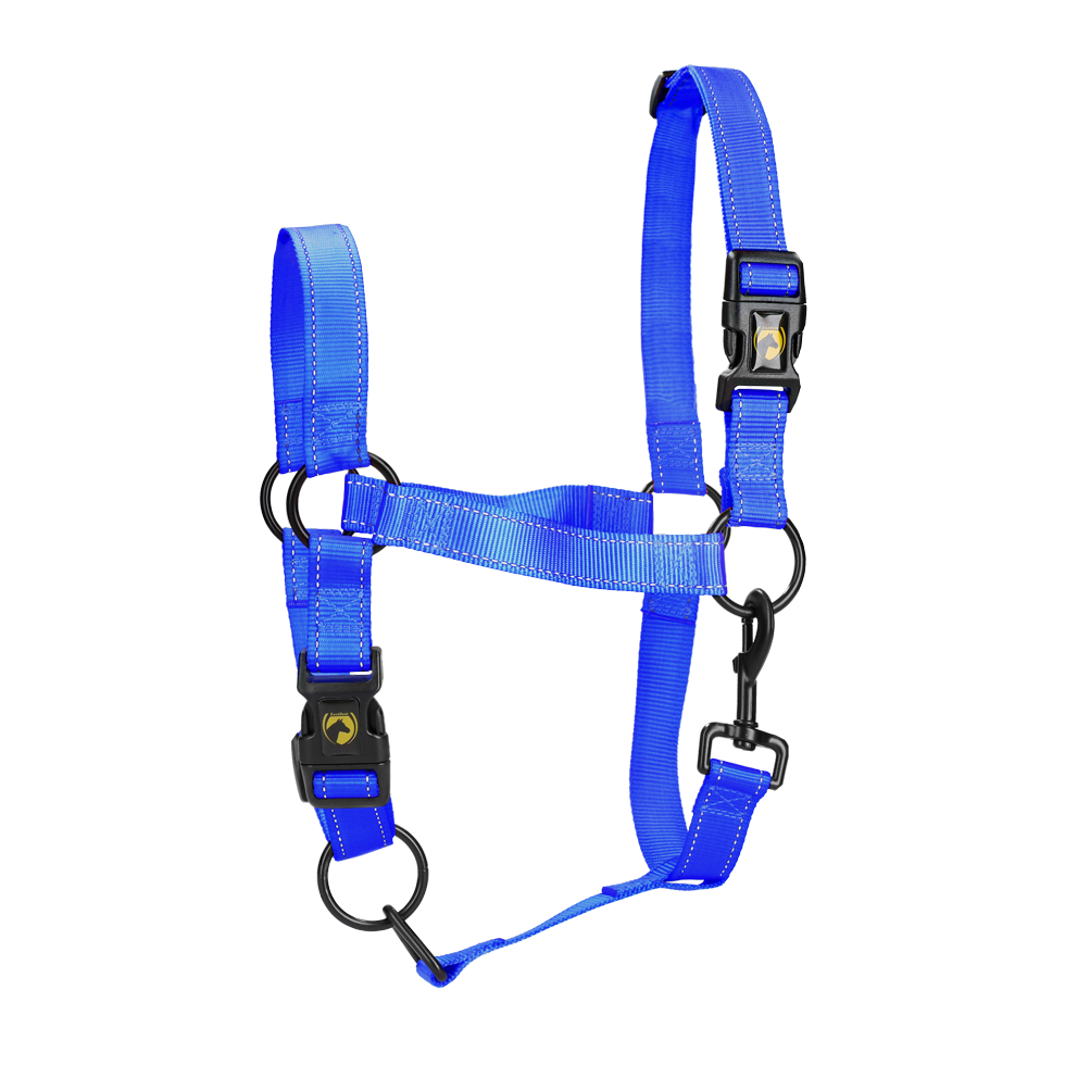 Excellent Premium Halster Blauw S