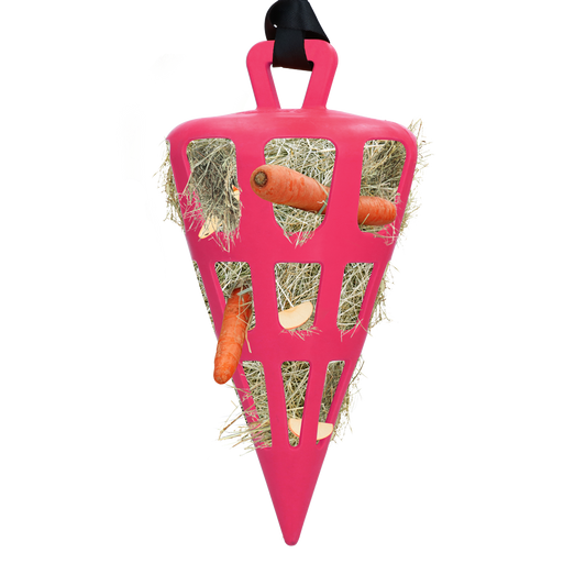 Hay Slow Feeder Fun & Flex Carrot Roze