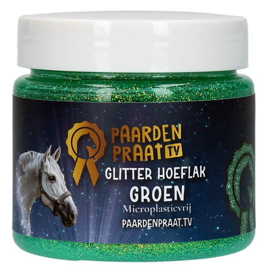 Paardenpraat TV Glitter Hoeflak Turquoise